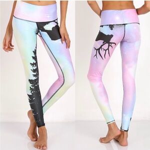 Teeki Northern Lights Hot Pant Yoga Leggings